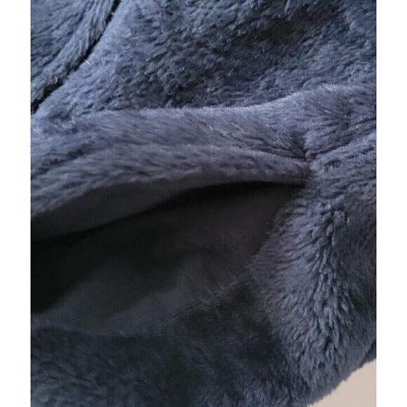 OshKosh B'Gosh Girls Sz 10 Zip Up Hooded Lightweight Jacket Navy Blue Velvet - Picture 5 of 6